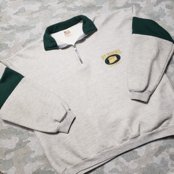 Vintage San Francisco California Sweatshirt Mens XL Gray Made In USA Destination - Picture 2 of 10